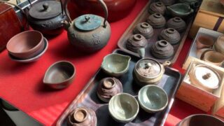 岡山県で煎茶道具を買取致しました
