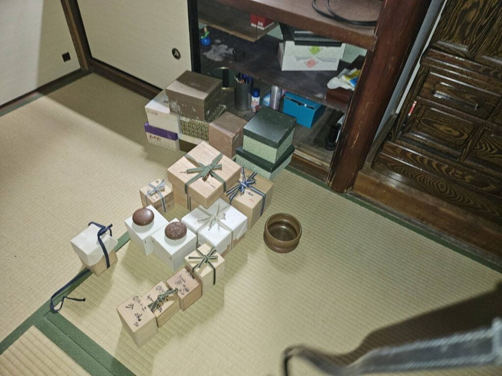 神戸市垂水区で茶道具を買取致しました